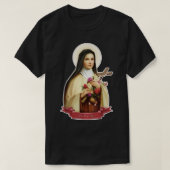 St. Therese of Lisieux Kinder Little Flower Roos C T-shirt (Design voorkant)