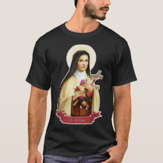 St. Therese of Lisieux Kinder Little Flower Roos C T-shirt