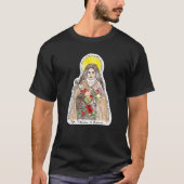 St. Therese of Lisieux Kinder Little Flower Roos C T-shirt (Voorkant)