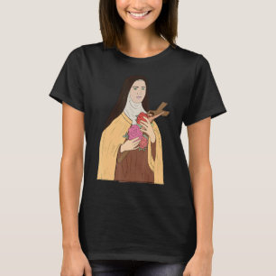 St. Therese of Lisieux Kinder Little Flower Roos C T-shirt