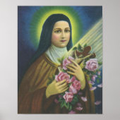 St. Therese of Lisieux Little Flower of Jesus Poster (Voorkant)