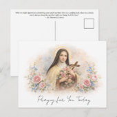 St. Therese of Lisieux "Little Way"  Briefkaart (Voorkant / Achterkant)