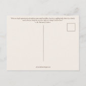 St. Therese of Lisieux "Little Way"  Briefkaart (Achterkant)