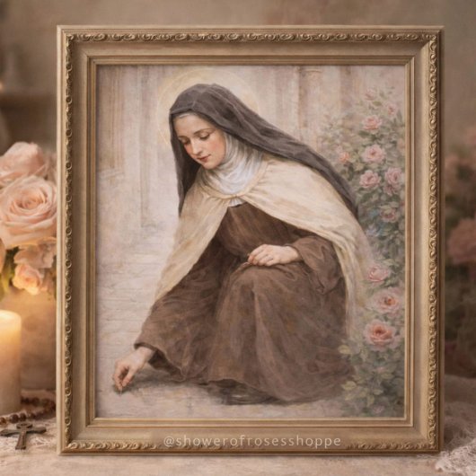 St. Therese of Lisieux "Little Way"  Foto Afdruk
