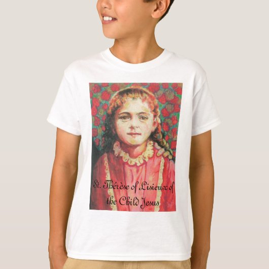 St. Thérèse of Lisieux of the Child Jesus T-shirt (Voorkant)