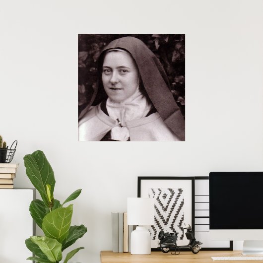 St. Therese of Lisieux Poster (Thuiskantoor)