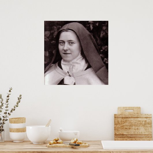 St. Therese of Lisieux Poster (Keuken)