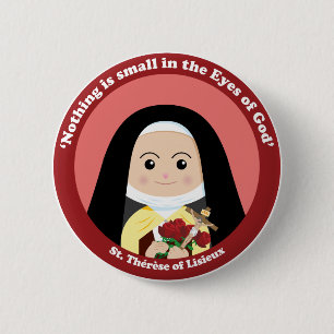 St. Thérèse of Lisieux Ronde Button 5,7 Cm