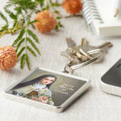 St. Thérèse of Lisieux the Little Flower (BJE 01) Sleutelhanger (Zijkant)