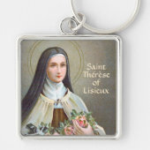 St. Thérèse of Lisieux the Little Flower (BJE 01) Sleutelhanger (Voorkant)