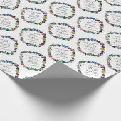 St Thèrése of Lisieux Wrapping Paper Cadeaupapier (Hoek)