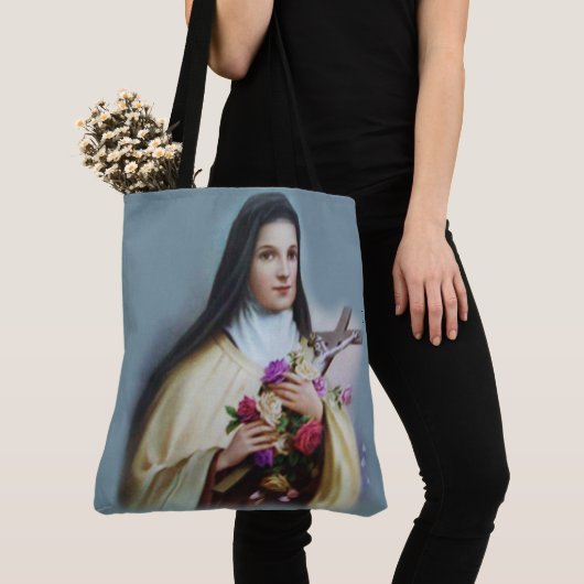 St. Therese of the Child Jesus Little Flower Tote Bag (Dichtbij)