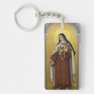 St. Therese of the Child Jesus Painting Sleutelhanger
