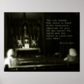 St Therese on Adoration. Poster (Voorkant)