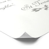 St Therese on Love Poster (Hoek)