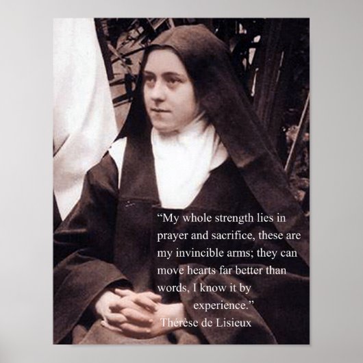 St Therese on Prayer and Offe. Poster (Voorkant)