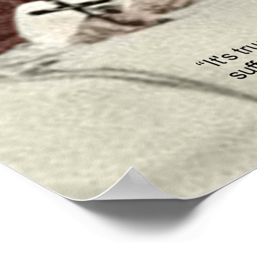 St Therese on Suffering. Poster (Hoek)