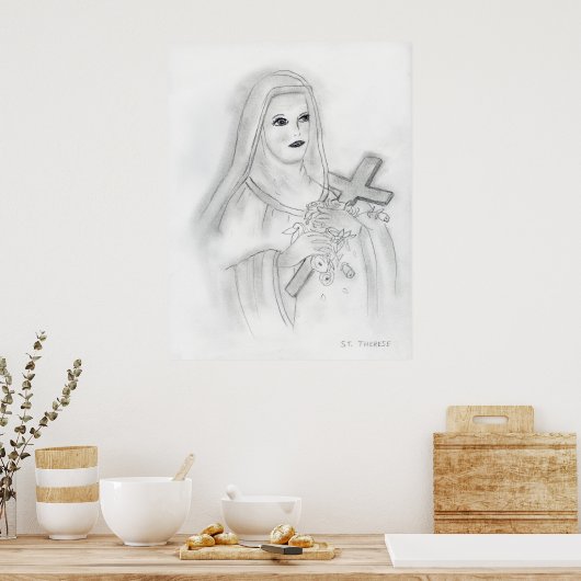 st-therese poster (Keuken)