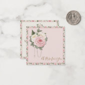 St. Therese Prayer  Religieuze Rozen Notitiekaartje (Voorkant / Achterkant in situ)