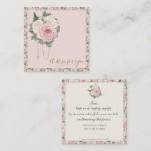 St. Therese Prayer  Religieuze Rozen Notitiekaartje (Voorkant / Achterkant)