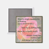 St. Therese Quote Magnet (Voorkant / Achterkant)