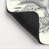 St. Therese Quote met Dove en Black & White Rose Muismat (Hoek)