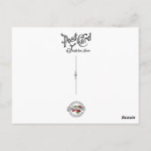 St. Therese Quote Red Roze Roses Briefkaart (Achterkant)