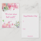St. Therese Quote Valentijnse Kaarten (100 pk) Notitiekaartje (Voorkant / Achterkant)