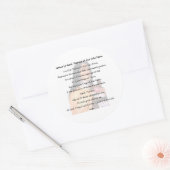 St Therese Ronde Sticker (Envelop)