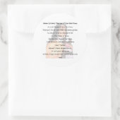 St Therese Ronde Sticker (Tas)