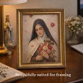 St Thérèse Rozen en Kruisbeeld Devotieartikel Kaart