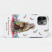 St. Therese Rozen katholieke non-carmelietgodsdien Case-Mate iPhone Case (Achterkant (horizontaal))