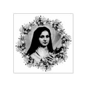 St. Therese Rozen Kruiswortel Rubberstempel (Afrduk)