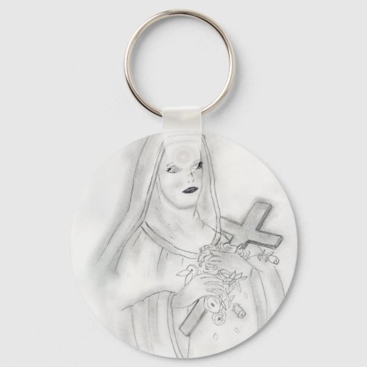 st-therese sleutelhanger (Voorkant)