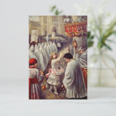 St. Therese strooit rozen Corpus Domini Fine Art Bedankkaart (Staand voorkant)