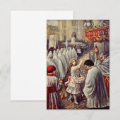 St. Therese strooit rozen Corpus Domini Fine Art Bedankkaart (Voorkant / Achterkant)