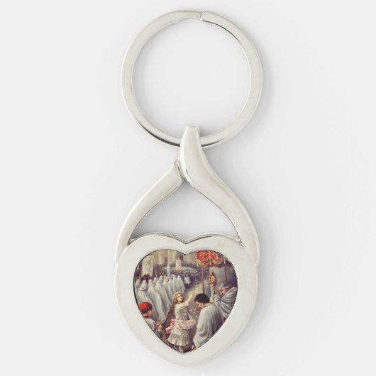 St. Therese strooit rozen Corpus Domini Fine Art Sleutelhanger (Voorkant)