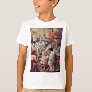 St. Therese strooit rozen Corpus Domini Fine Art T-shirt
