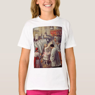 St. Therese strooit rozen Corpus Domini Fine Art T-shirt