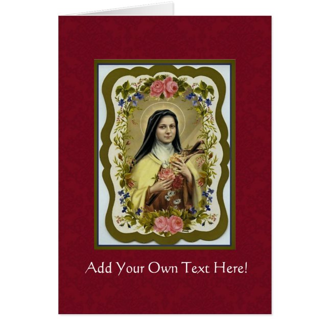 St. Therese the Little Flower Rozen Crucifix (Voorkant)