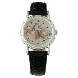 St. Therese the Little Flower Rozen Crucifix Horloge