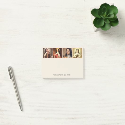 St. Therese the Little Flower Rozen Crucifix Post-it® Notes (Kantoor)