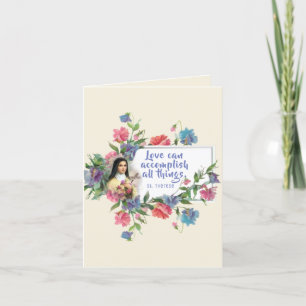 St. Therese Valentijnsdag aanpassen Feestdagen Kaart