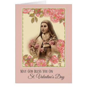 St. Therese Valentijnsdag Card