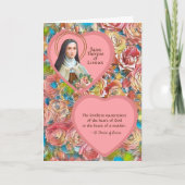 St. Therese van Lisieux (BJE 01; Quote voor Moeder Kaart (Voorkant)