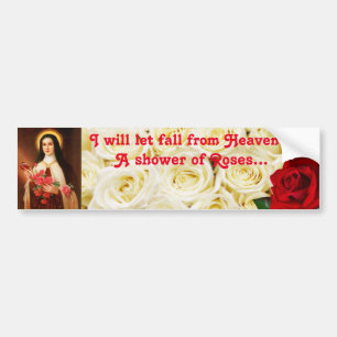 St. Therese van Lisieux-bumpersticker Bumpersticker