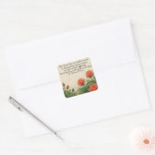 St. Therese van Lisieux Citatet sticker (Envelop)