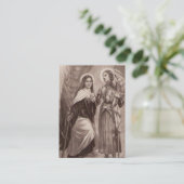 St. Therese van Lisieux Joan van Arc katholieke he Plaatskaartje (Staand voorkant)