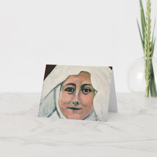 St. Thérèse van Lisieux Notecard Kaart (Voorkant)