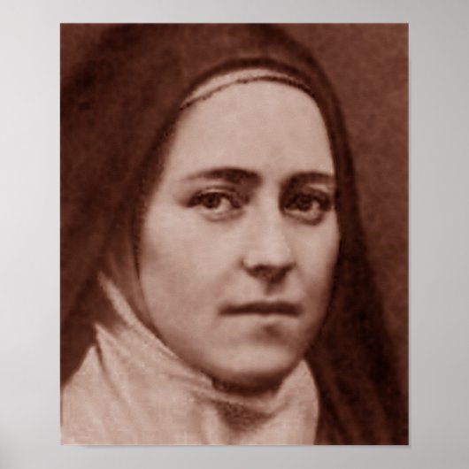 St.Therese van Lisieux. Poster (Voorkant)